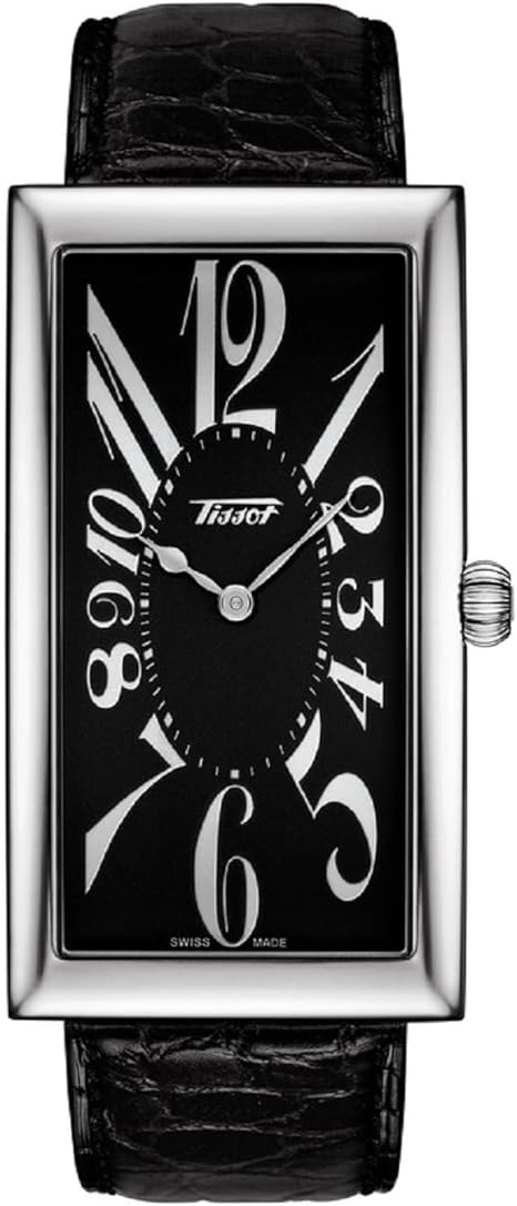TISSOT(ティソ) 腕時計 ユニセックス TISSOT ヘリテージ バナナ ブラック文字盤 レザーベルト T1175091605200 正規輸入品