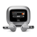 JBL LIVE BEAM 3 ワイヤレスイヤホン スマート充電ケース/LDAC対応ハイレゾ/マルチポイント/ハイブリッド ノイズキャンセリング/IP55防水/ワイヤレス充電対応/シルバー/JBLLIVEBEAM3SIL(2)