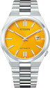 Citizen 腕時計 TSUYOSA Collection 防水 機械式自動巻き NJ0150-81Z メンズ シルバー