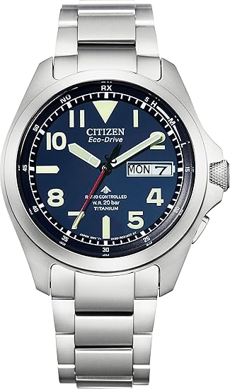 Citizen 腕時計 プロマスター PROMASTER (光発電エコ ドライブ電波時計/防水 / //ビジネス) 電波ソーラー AT6080-53L メンズ シルバー