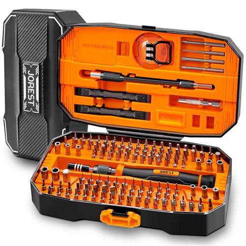 Rakuten - JOREST 152 in 1 精密ドライバーセット, 磁気特殊工具キット, 三角/Y型ネジ ドライバー Torx T5 T6 T7 T8 T9 T10 T15，星型P2/P5，Y000/Y00/Y0/Y1等,とるくすドライバーセットはに適していますi