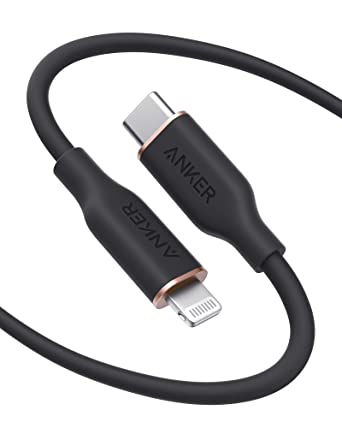 Anker PowerLine Flow USB-C ライトニング ケーブル(1.8m ミッドナイトブラック) MFi認証 Anker絡まないケーブル USB PD対応 シリコン素材採用 iPhone 14 / 13 / 13 mini / 13 Pro / 13 Pro Max / 12 Anker PowerLine Flow USB-C ライトニング ケーブル(1.8m ミッドナイトブラック) MFi認証 Anker絡まないケーブル USB PD対応 シリコン素材採用 iPhone 14 / 13 / 13 mini / 13 Pro / 13 Pro Max / 12