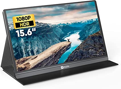 モバイルモニター ARZOPA モバイルディスプレイ 15.6 インチ 1080P FHD IPS液晶パネル 軽量 非光沢 標準HD USB Type-C mini HDMI ノートパソコン/スマホ/Nintendo Switch/PS5/PC/Mac