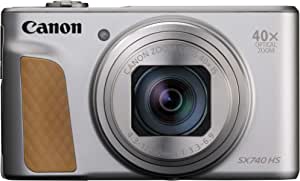 PowerShot Canon コンパクトデジタルカメラ PowerShot SX740 HS シルバー 光学40倍ズーム/4K動画/Wi-Fi対応 PSSX740HSSL