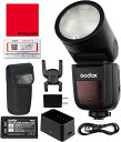 日本正規代理店/技適マーク Godox V1-C CANON対応 フラッシュ ストロボ 76WS 2.4G TTL ラウンドヘッド 1/8000 HSS 1年保...