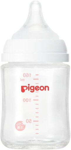 ピジョン 母乳実感 哺乳びん 160ml 0か月~ 耐熱ガラス製 ピジョン 母乳実感 哺乳びん 160ml 0か月~ 耐熱ガラス製