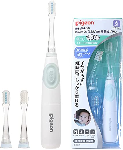 Rakuten - ピジョン はじめての仕上げ専用電動歯ブラシ グリーン 1個 (x 1)