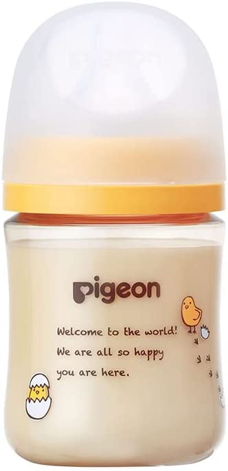 ピジョン 母乳実感 哺乳びん Bird バード 160ml 0か月~ PPSU製 オレンジ 2