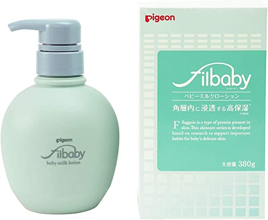 ピジョン Pigeon フィルベビー filbaby  ベビーミルクローション 高保湿 380g