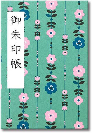 樂天商城 - ピジョン ポケット御朱印帳 北欧柄 フラワーボーダー(グリーン)