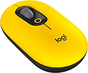 ロジクール POP MOUSE M370YL 静音 ワイヤレスマウス 無線 Bluetooth Logi Bolt Unifying非対応 左右対称 windows mac iPad Chrome OS Surface マウス スクロールホイール 無線