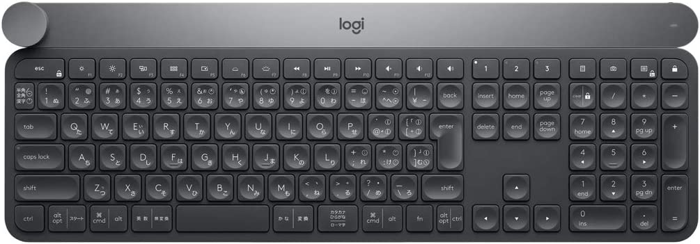 ロジクール キーボード ワイヤレス 無線 KX1000s bluetooth CRAFT Unifying Windows Mac ワイヤレスキーボード 薄型 KX1000 国内正規品