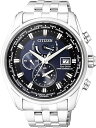 セット商品 シチズン CITIZEN エコドライブ ソーラー 電波腕時計 サファイアガラス 日本製 AT9031-52L マイクロファイバークロス 13 13c...