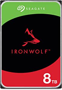 Seagate IronWolf 3.5 データ復旧3年付 8TB 内蔵HDD(CMR) 3年保証 24時間稼動 PC NAS 用 RVセンサーST8000VN004