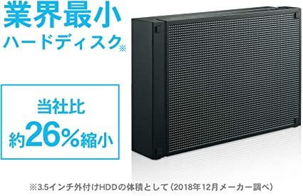 I-O DATA 外付けハードディスク 4TB 日本製 テレビ録画/4K/PC/PS4/静音/コンパクト 故障予測 診断アプリ 土日サポート EX-HD4CZ