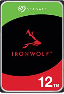 Seagate IronWolf 3.5 データ復旧3年付 12TB 内蔵HDD(CMR) 3年保証 256MB 7200rpm 24時間稼動 PC NAS 用 RVセンサーST12000VN0008