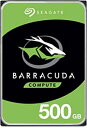 Seagate BarraCuda 3.5 500GB 内蔵ハードディスク HDD 2年保証 6Gb/s 32MB 7200rpm 正規代理店品 ST500DM009