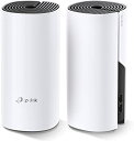 TP-Link メッシュ Wi-Fi システム 無線LAN AC1200 867 + 300 Mbps デュアルバンド 中継器 Deco M4 2ユニット ホワイト