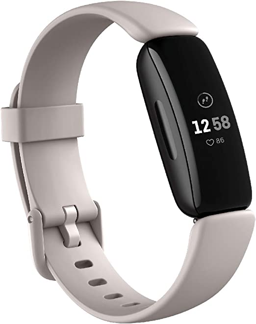 活動量計 Fitbit Inspire2 フィットネストラッカー Lunar White ルナホワイト L/Sサイズ 日本正規品