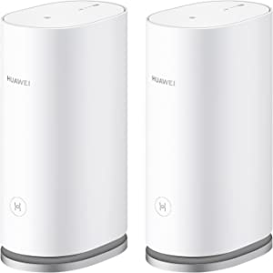 HUAWEI Mesh 3 AX3000 ❘メッシュ Wi-Fi 無線LANルーター❘Wi-Fi 6+ ❘2402 + 574 Mbps❘2個セット ペアリング済み、簡単初期設定 ❘ワンタッチ接続❘可視化Wi-Fiスマート診断❘セキュリティ保護 日本 HUAWEI Mesh 3 AX3000 ❘メッシュ Wi-Fi 無線LANルーター❘Wi-Fi 6+ ❘2402 + 574 Mbps❘2個セット ペアリング済み、簡単初期設定 ❘ワンタッチ接続❘可視化Wi-Fiスマート診断❘セキュリティ保護 日本