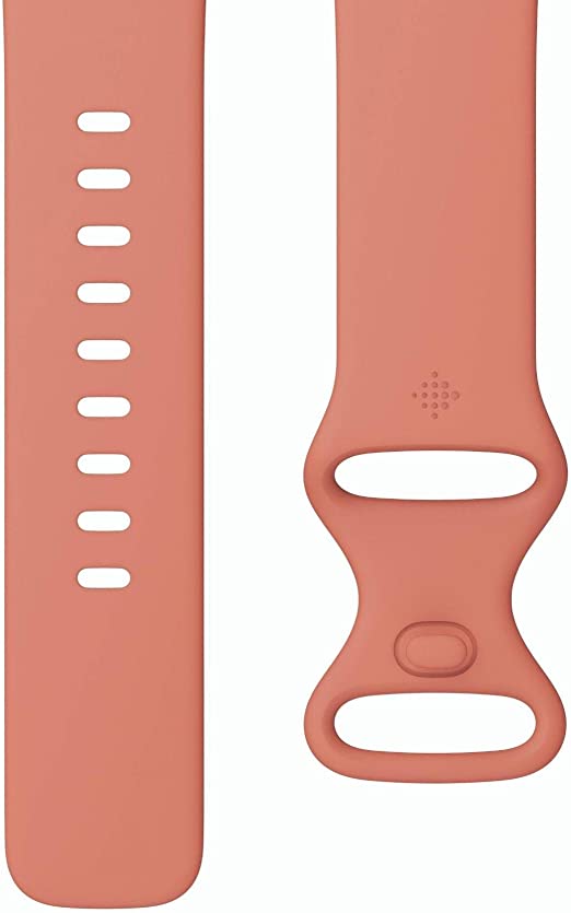 Fitbit フィットビット Versa3 / Sense 専用 純正 インフィニティ クラシック リストバンド Pink Clay ピンククレイ Lサイズ 日本正規品