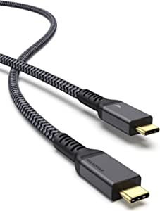 USB 4 ケーブル 2m 40Gbps 8K Thunderbolt 4 ケーブル対応 100W急速充電 Type C cable PD対応 サンダーボルト4 thunderbolt 3 typec/usb 4.0 3.1 3.0に対応 Macboo