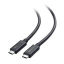 Intel Thunderbolt 認証取得 Cable Matters Thunderbolt 4 ケーブル 2m Active サンダーボルト 4ケーブル 40Gbps 100W充電 8Kビデオ USB4/Thunderbolt 3/USB-Cに