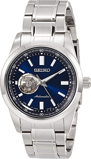 セイコーウォッチ 腕時計 セイコー セレクション SEIKO SELECTION(セイコーセレクション) メカニカル 自動巻 手巻つき オープンハート 裏ぶたシースルーバック 日常生活用強化防水(10気圧) SCVE051 メンズ シルバー