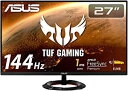 ASUSTek TUF Gaming ゲーミングモニター VG279Q1R 27インチ フルHD IPS 144Hz 1ms HDMI 2 DP Adaptive-sync ELMB 2W+2Wステレオスピーカー搭載