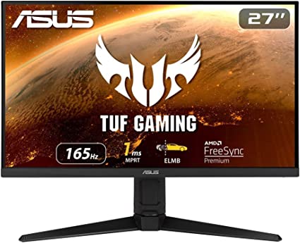 ASUS ゲーミングモニター TUF Gaming VG279QL1A 27インチ/フルHD/IPS/165Hz/1ms/G-Sync compatible/HDMI 2,DP/PS5/3年保証