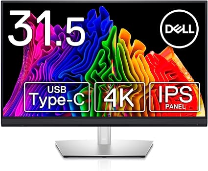 Dell UP3221Q 31.5インチ 4K カラーマネジメントモニター (3年間無輝点交換保証/IPS非光沢/Thunderbolt 3 DP HDMIx2/縦横回転 高さ調整/Adobe RGB 93% DCI-P3 99.8% BT.2020