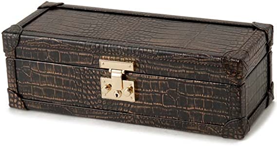 ロイヤルハウゼン 腕時計収納ケース 牛革クロコ型押し4本収納 SWB001-4 メンズ