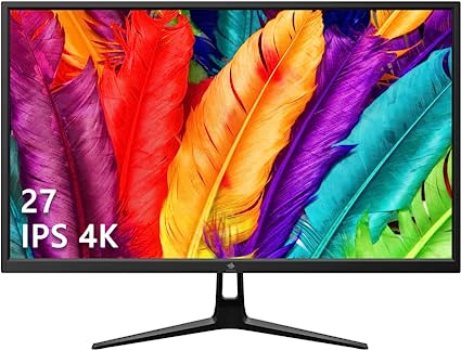 4K モニター 27インチ ディスプレイ LED ゲーミング UHD 3840x2160/非光沢/IPSパネル/超薄型/HDR(標準輝度:300cd/)/FreeSync/HDMI/DisplayPort/スピーカー内蔵 Z-EDGE U27P4K