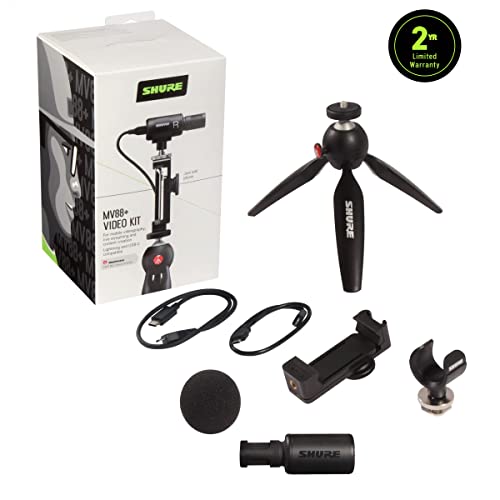 SHURE MV88+ ビデオキット : ステレオコンデンサーマイク配信/クリエイター/ビデオグラファー MOTIVシリーズ iOS対応 MV88+DIG-VIDKIT 国内正規品 black cloudstore-10003828 cloudstore サンプル画像2