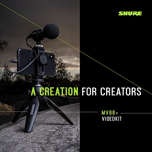 SHURE MV88+ ビデオキット : ステレオコンデンサーマイク配信/クリエイター/ビデオグラファー MOTIVシリーズ iOS対応 MV88+DIG-VIDKIT 国内正規品 black cloudstore-10003828 cloudstore サンプル画像3