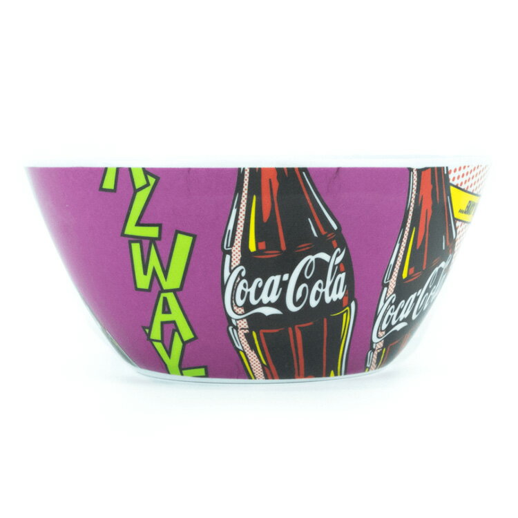 お皿 食器 コカ・コーラ メラミン ボウル POP ART 直径15cm×高さ7cm COCA-COLA アウトドア アメリカ雑貨