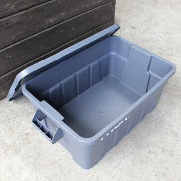 収納ボックス コンテナ THOR ソー ラージトートコンテナー フタ付き 53L グレー スクエア TRUST アメリカ雑貨 アメリカン雑貨