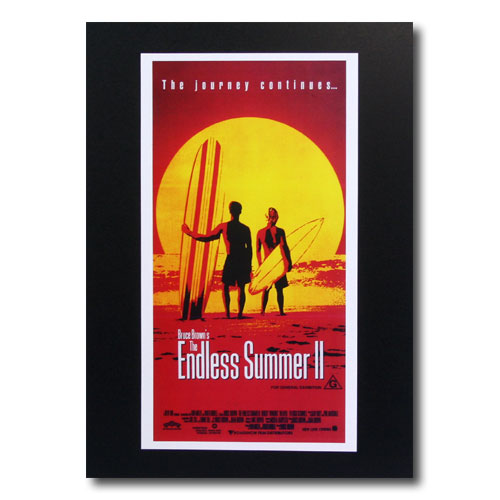 サーフムービーポスター L-128 「The Endless Summer The journey continues」 サイズ：31×17cm アメリカ雑貨 アメリカン雑貨