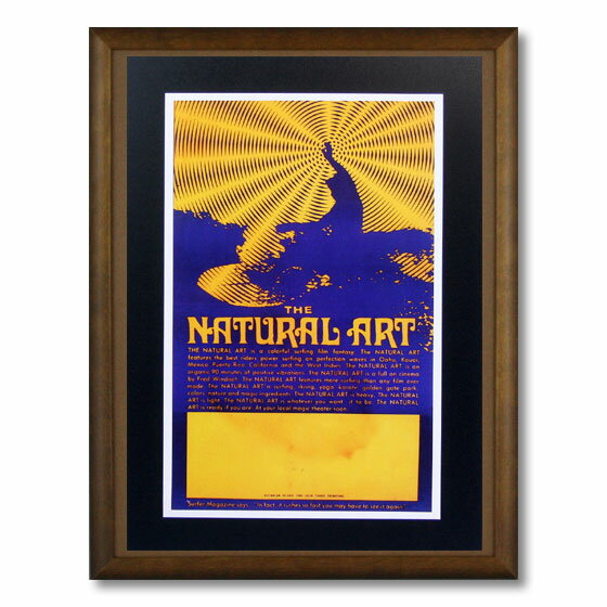 サーフムービーポスター L-56 「THE NATURAL ART」 サイズ：31×20cm アメリカ雑貨 アメリカン雑貨 2