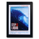 サーフムービーポスター L-96 「STEP INTO LIQUID」 サイズ：29.5×21.5cm アメリカ雑貨 アメリカン雑貨