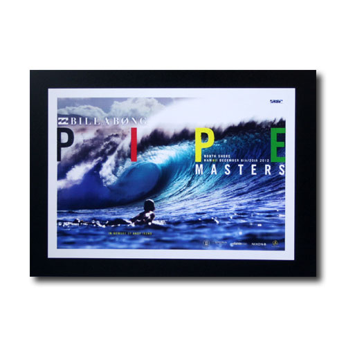 ハワイアンポスター サーフコンテスト M-34 「BILLABONG PIPEMASTERS」 サイズ：21.5×30.5cm アメリカ雑貨 アメリカン雑貨