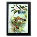 ハワイアンポスター サーフィンシリーズ N-15 「TRIP TO HAWAII」 サイズ：31×21cm アメリカ雑貨 アメリカン雑貨