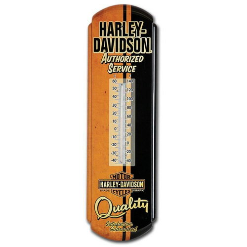 Rakuten - HARLEY-DAVIDSON ハーレーダビッドソン Authorized Service ブリキサーモメーター （温度計 ） HDL-10093 アメリカ雑貨 アメリカン雑貨