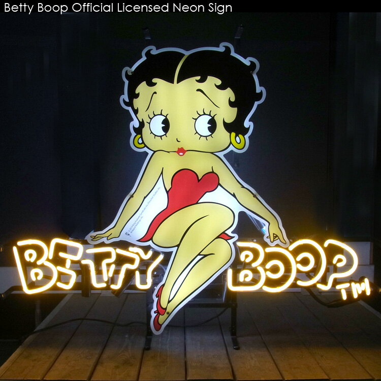 アメリカンネオンサイン Betty Boop ベティーブープ （BT-BOOP ） ベティーちゃん ネオン管 NEON アメリカ雑貨 アメリカン雑貨 1