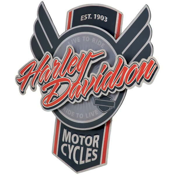 Rakuten - ハーレーダビッドソン モーターサイクルメタルパブサイン HDL-15515 HARLEY-DAVIDSON 看板 アメリカ雑貨 アメリカン雑貨