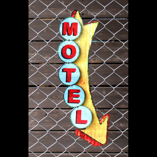 アメリカンスティールサイン「3-D Motel Metal Display」 PS-358 立体ディスプレー メタルサイン 看板 アメリカ雑貨 アメリカン雑貨 1