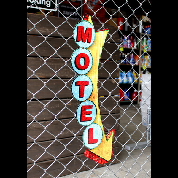 アメリカンスティールサイン「3-D Motel Metal Display」 PS-358 立体ディスプレー メタルサイン 看板 アメリカ雑貨 アメリカン雑貨 2