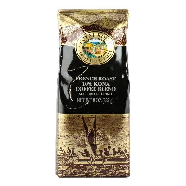 ロイヤルコナコーヒー フレンチロースト 227g （8oz ） ROYAL KONA COFFEE コーヒー豆 （豆挽き済 ） ..