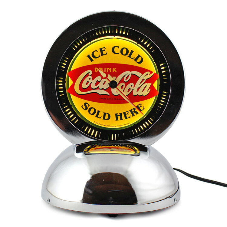置き時計 おしゃれ コカコーラ デスクトップ ネオンクロック 「Fish」 COCA-COLA PJC-DAR3 ネオン 照明 置時計 アナログ アメリカ雑貨 アメリカン雑貨