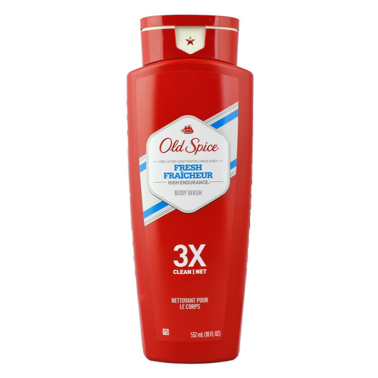 ボディソープ オールドスパイス HEボディウォッシュ フレッシュ 532ml Old Spice P＆G メンズ アメリカ雑貨 アメリカン雑貨